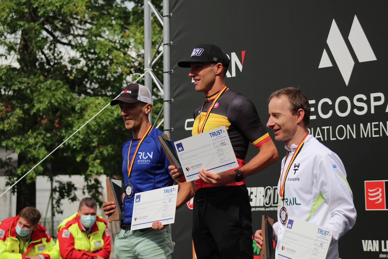 BK halve triatlon Menen - podium